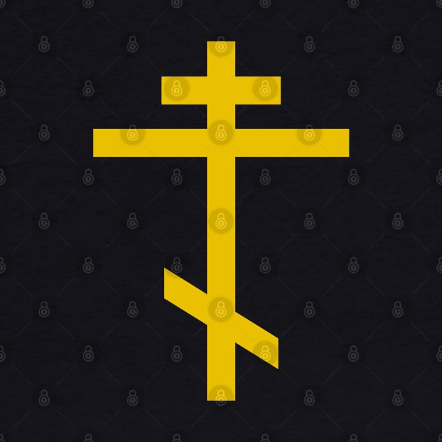 Orthodox cross (gold) by PabloDeChenez